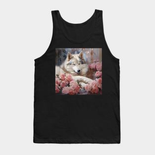 Sleepy Yakutian Laika Tank Top